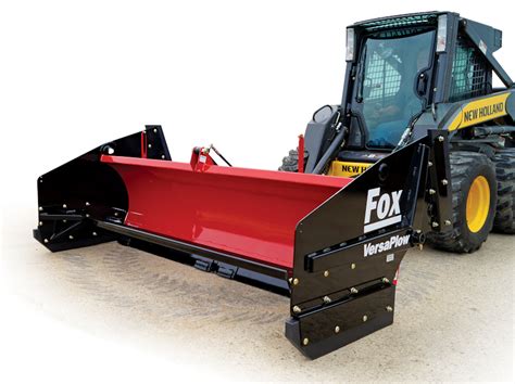 skid steer box|industrial skid steer snow plow.